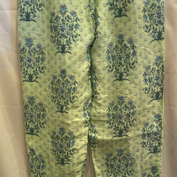 Roller Rabbit Women's Linen Pants in Mint sz M - Picture 4 of 6